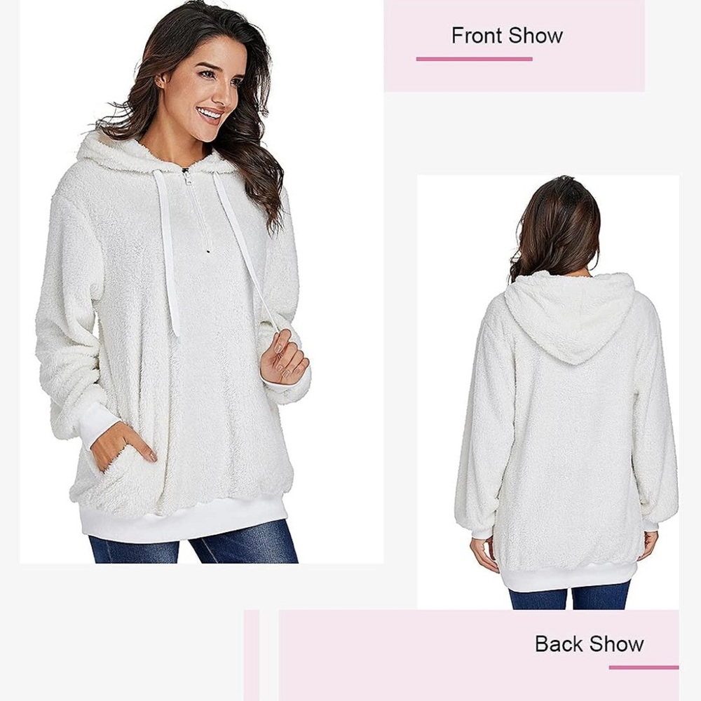 Dokotoo Women’s warm casual loose hooded sweatshirt